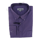 Camisa Niño Trevira Color Liso Manga Larga 1