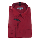 Camisa Niño Trevira Color Liso Manga Larga 6