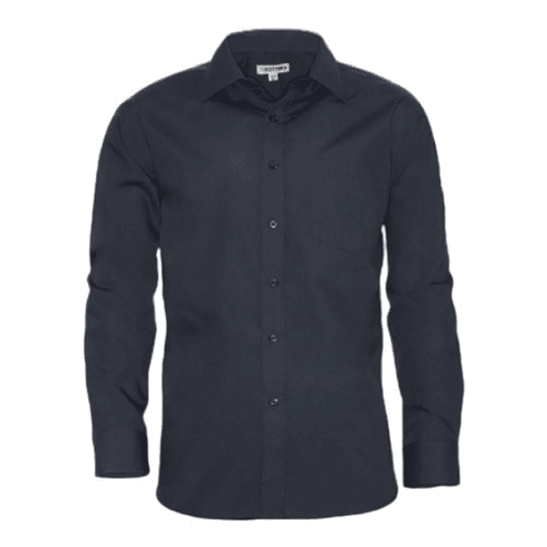 Camisa Niño Trevira Color Liso Manga Larga 7