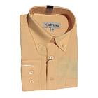 Camisa Niño Trevira Color Liso Manga Larga 10