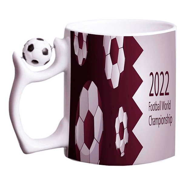 Tazones Diseño Pelota Mundial De Futbol 2022 3