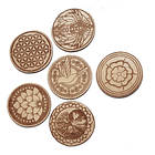 Set 6 Llaveros Colgantes Mandalas 2