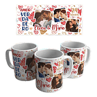 Tazones Dia Del Amor Personalizados 3