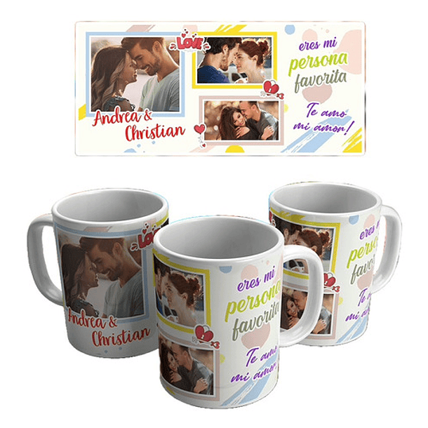 Tazones Dia Del Amor Personalizados 8