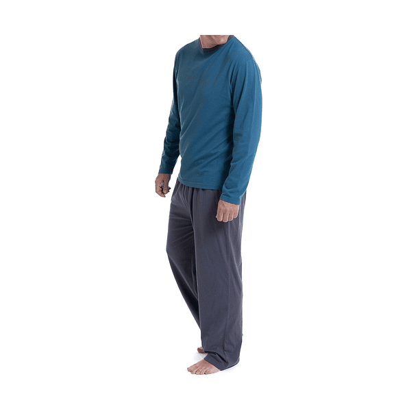 Pijama Largo Hombre Jersey Print 5