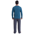 Pijama Largo Hombre Jersey Print 7