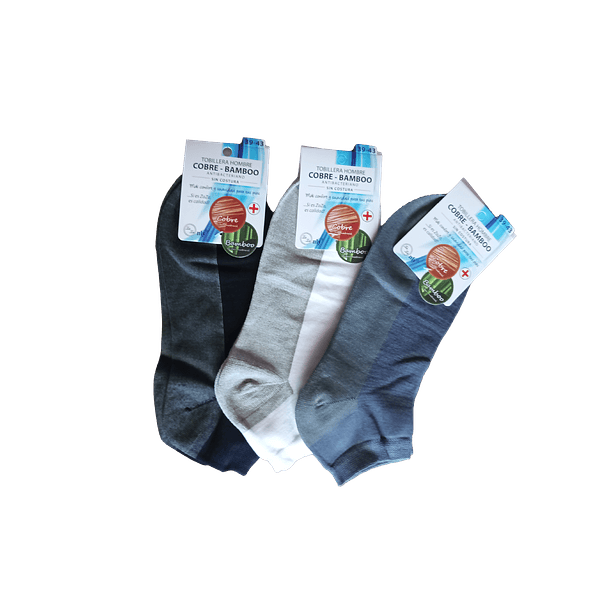 Calcetines Tobilleros Cobre Pack 3 2