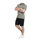 Polera pique hombre con cuello y bolsillo 1