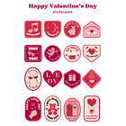 Stickers / Pegatinas San Valentín – Amor que se nota en cada detalle 4