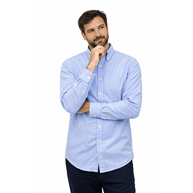 Camisa Oxford Hombre Manga Larga