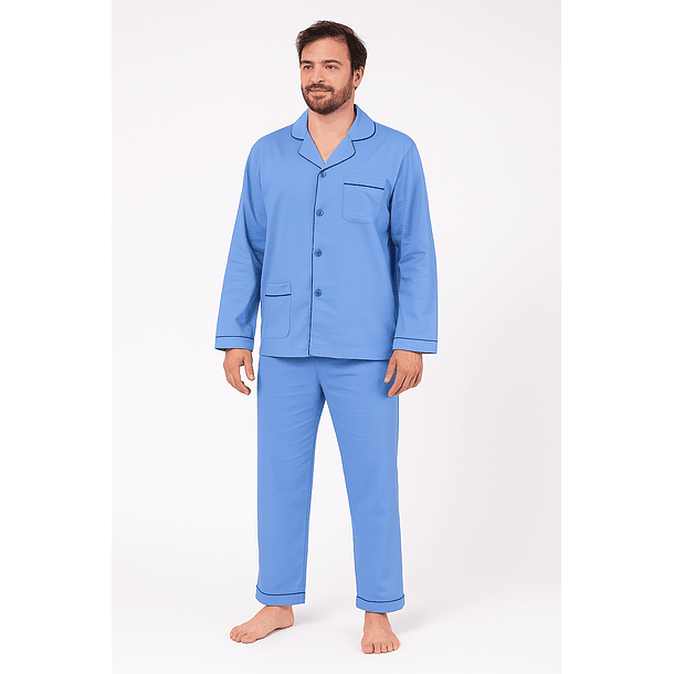 Pijama Hombre Algodón Trevira Largo 16