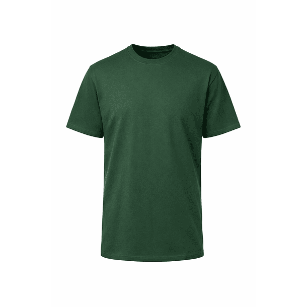 Polera Unisex 100% Algodón Color Liso 3