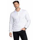 Polera Pique Hombre Manga Larga 18