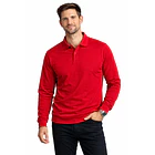 Polera Pique Hombre Manga Larga 19