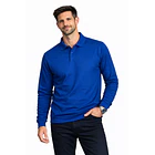 Polera Pique Hombre Manga Larga 21