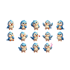 Set de Stickers Animalitos 3d 11