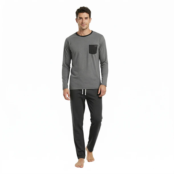 Pijama  Hombre largo 4
