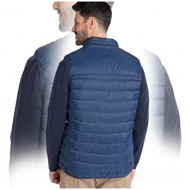 Parka Sin Mangas Hombre Ligera Térmica Regular Fit 3