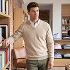 Chalecos Sweater Hombre Manga Larga  - Regular Fit 4