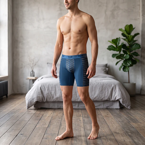 Boxers Microfibra Largo Hombre 3