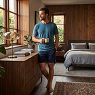 Pijama Algodón Corto Hombre 5