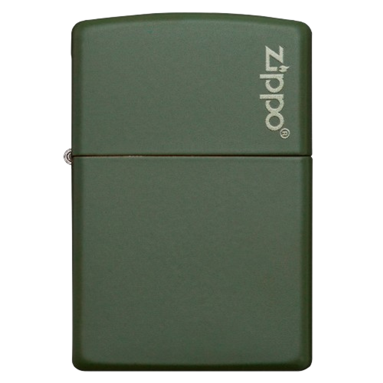 Encendedor Zippo Classic Green Matte Logo 1