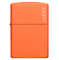 Encendedor Zippo Classic Orange Matte Logo - Miniatura 1