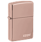 Encendedor Zippo Classic High Polish Rose Gold Logo - Miniatura 1