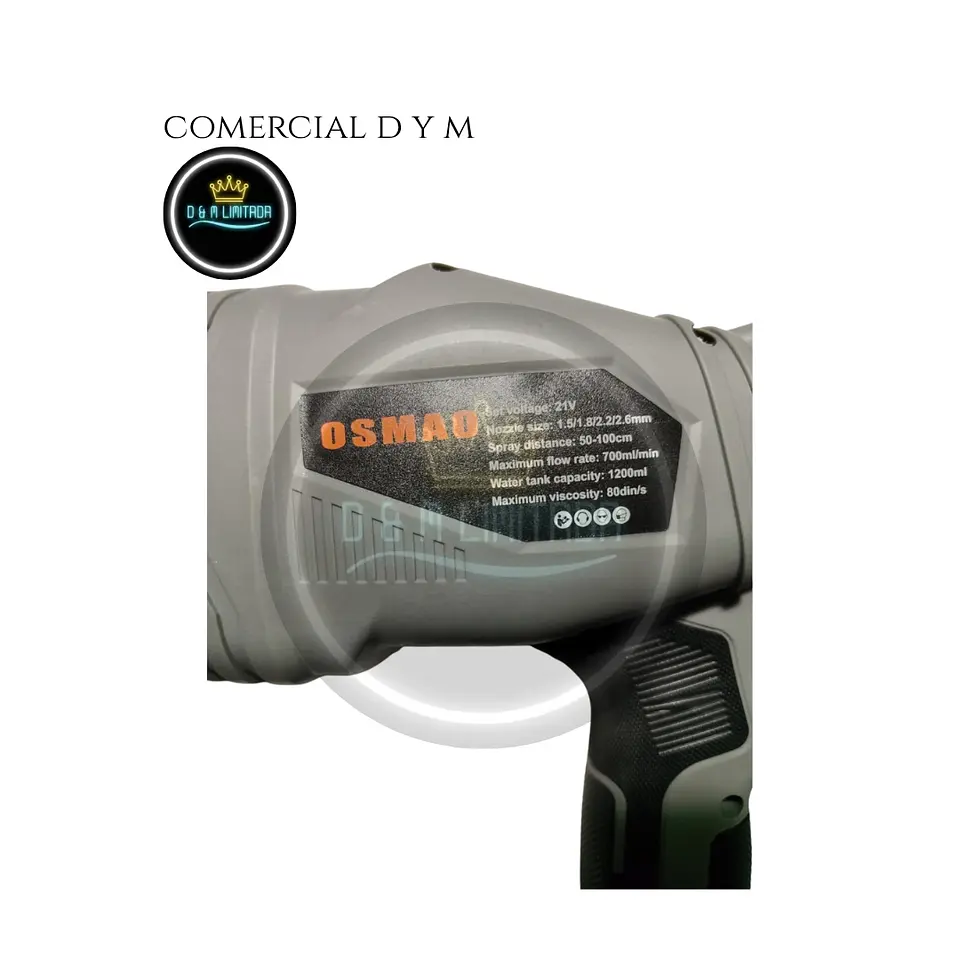 Pistola de Pintura inalámbrica Osmao 1200ml 2
