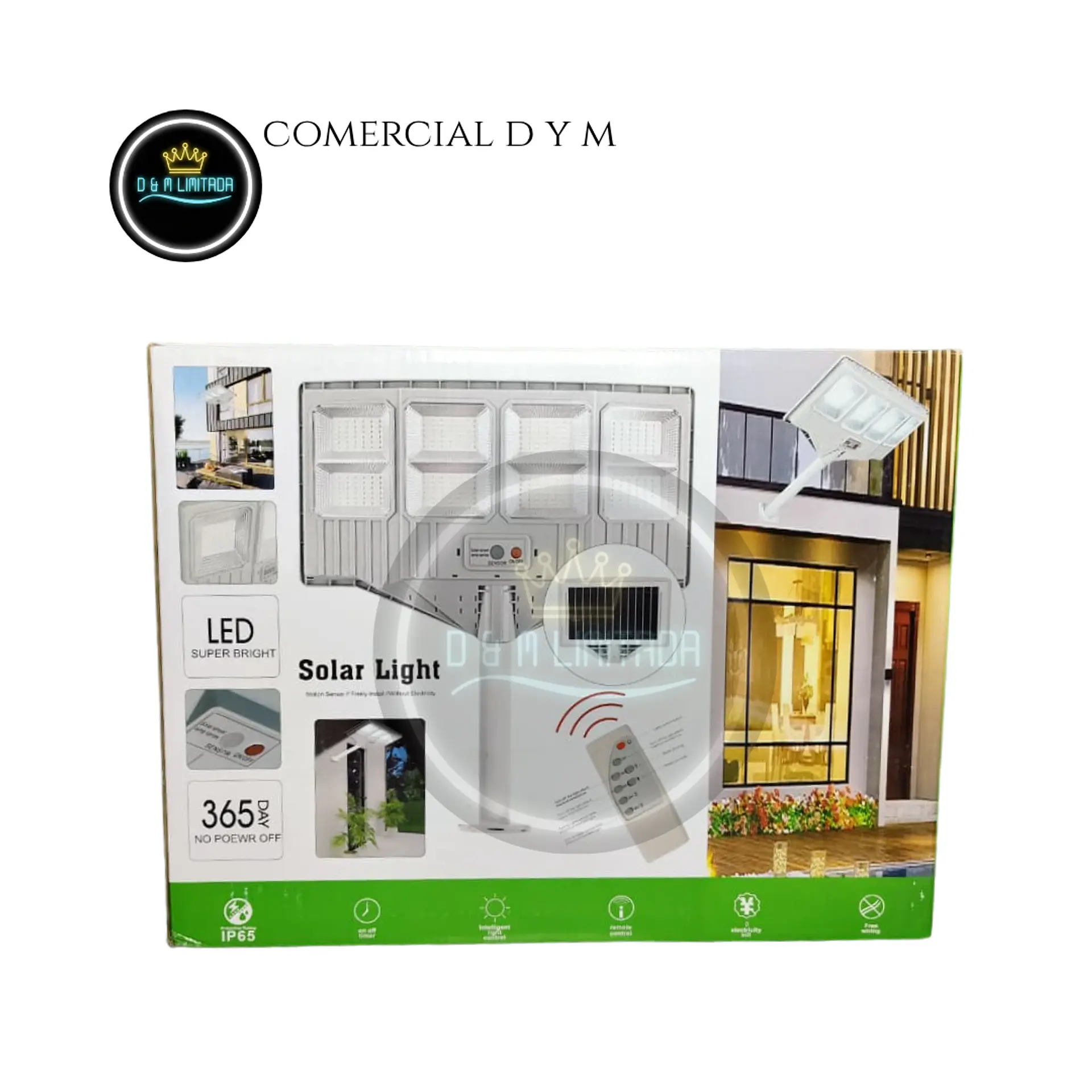LUZ EXTERIOR SOLAR  4