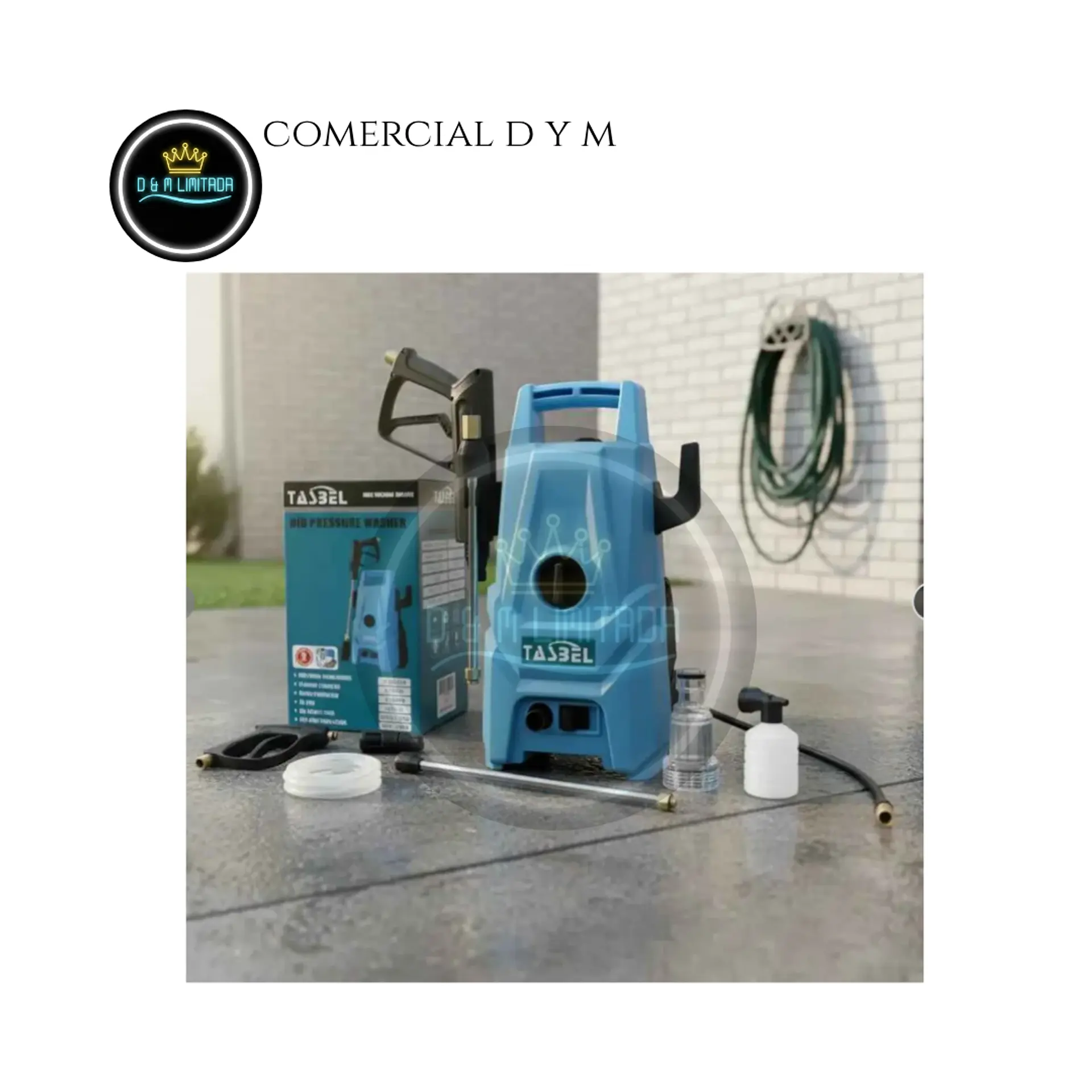 HIDROLAVADORA ELECTRICA 1500W 8