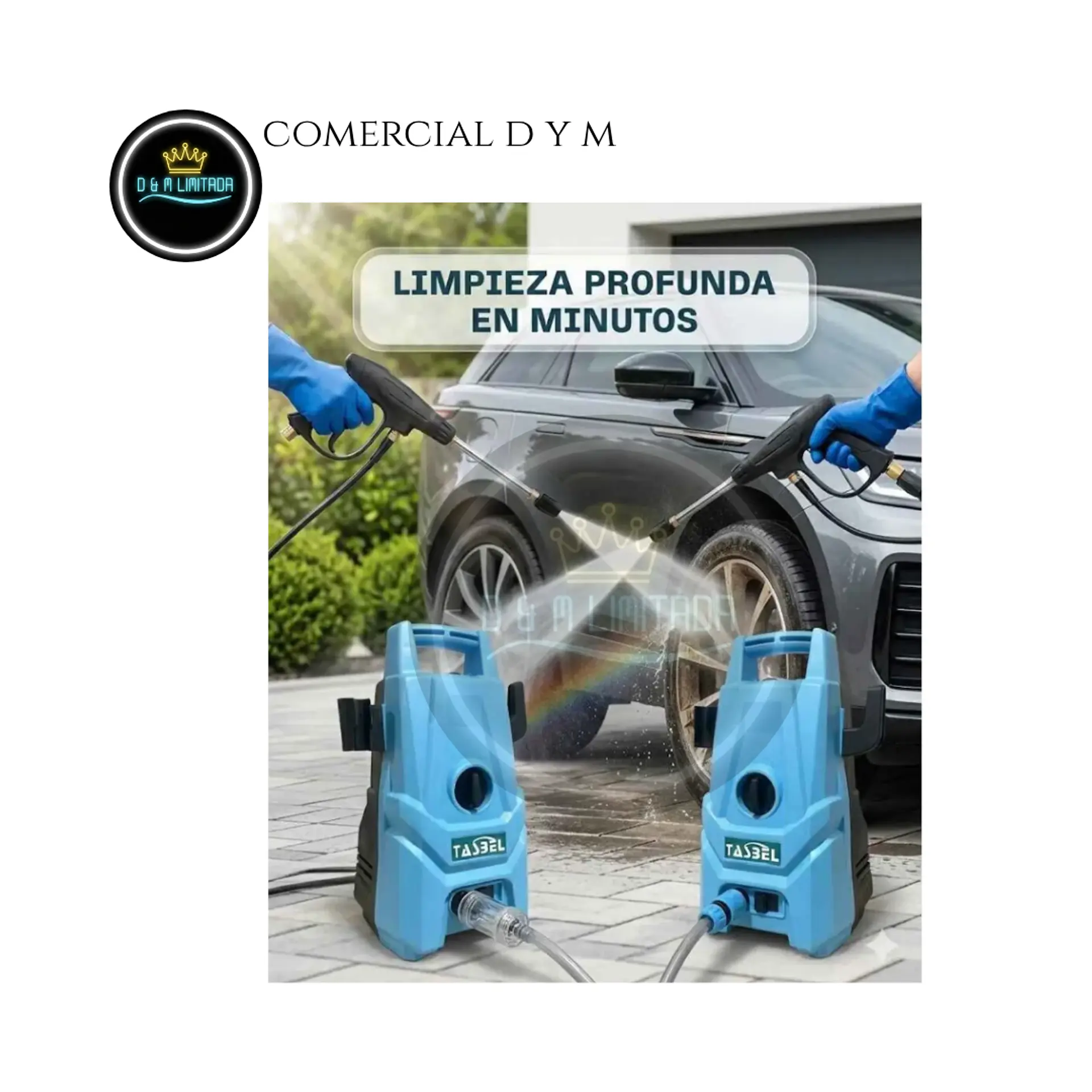 HIDROLAVADORA ELECTRICA 1500W 3