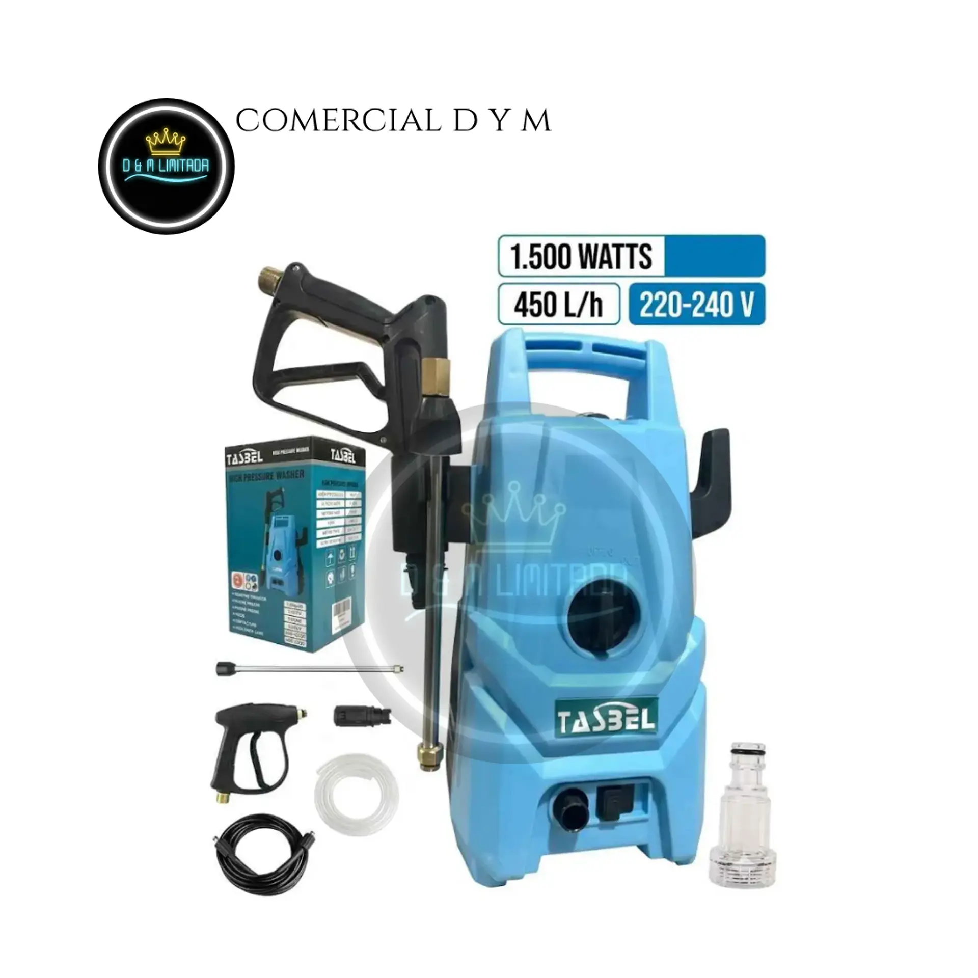 HIDROLAVADORA ELECTRICA 1500W 2