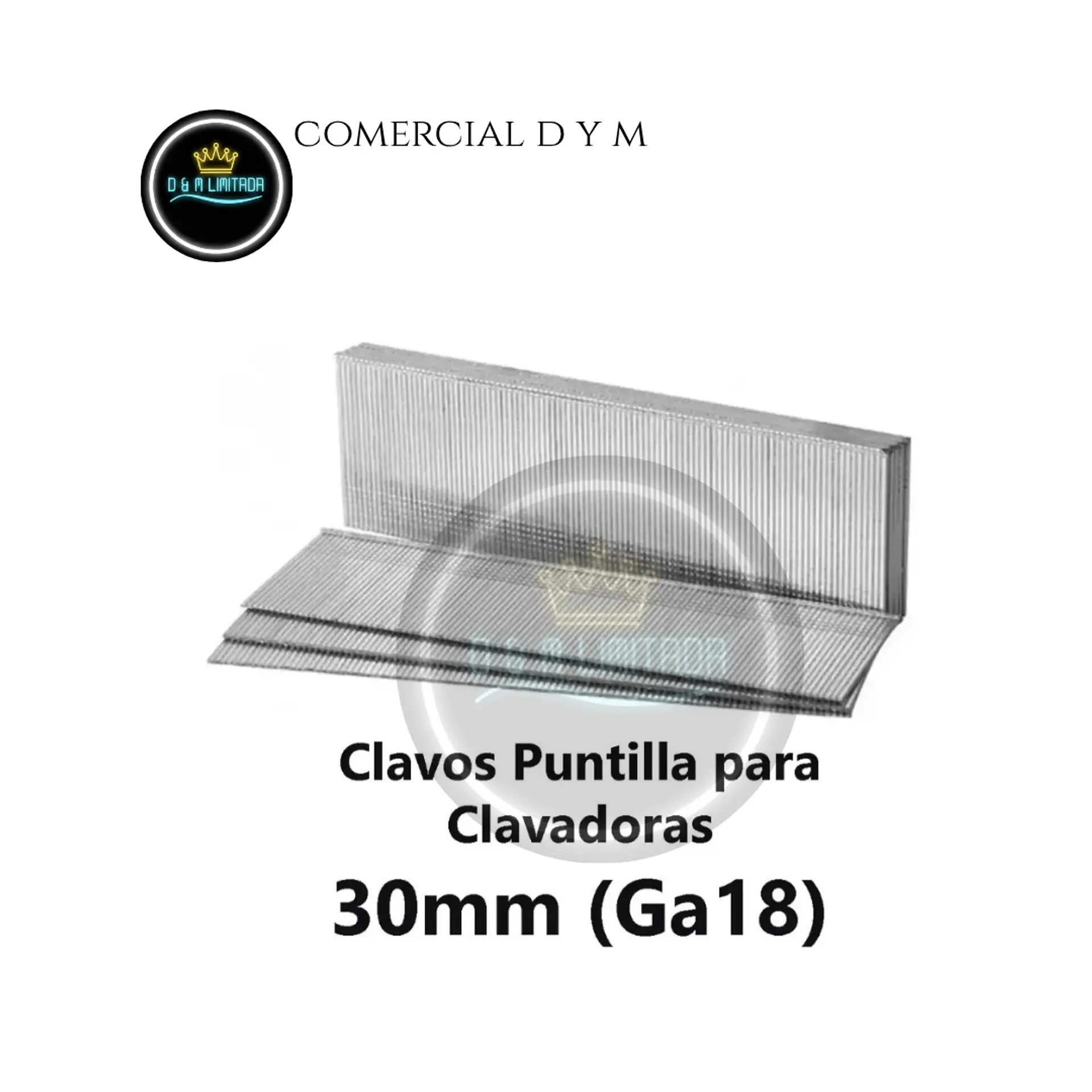 CLAVOS PISTOLA CLAVADORA 30MM 5000 UNIDADES  3