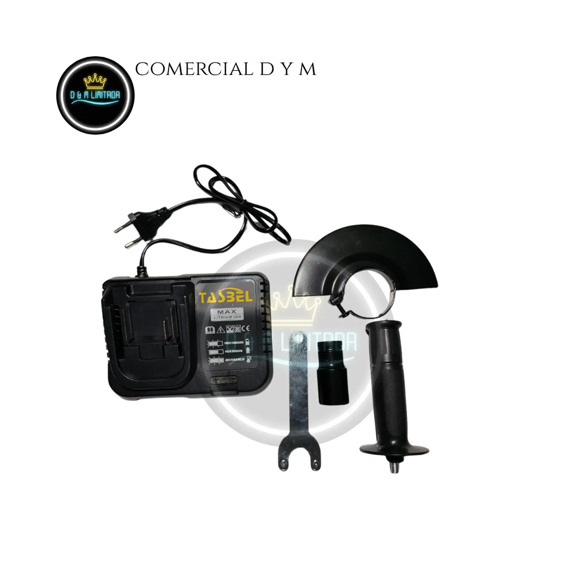 TALADRO PERCUTOR + LLAVE DE IMPACTO + ESMERIL ANGULAR  3