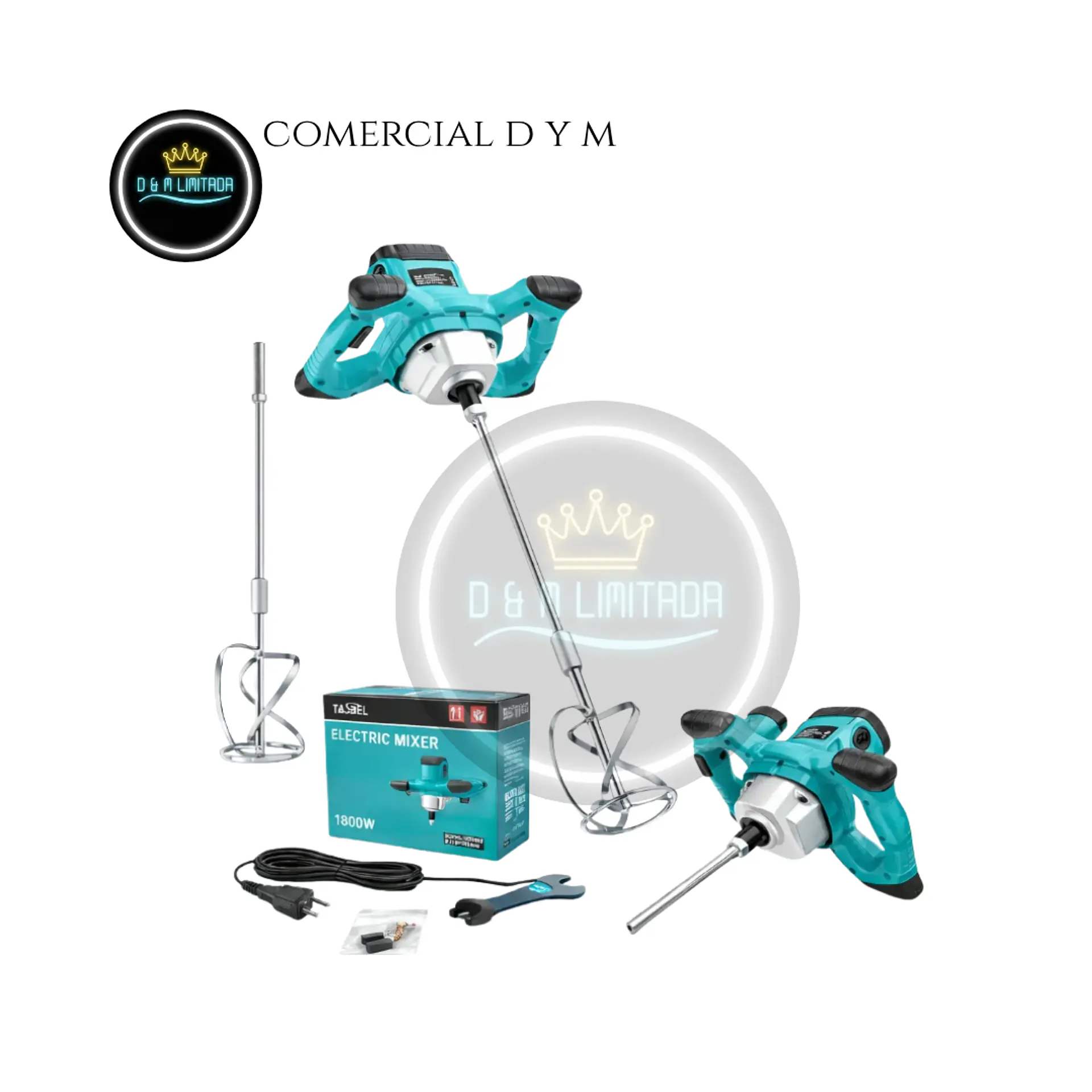 MEZCLADORA ELECTRICA DE 1200W 4
