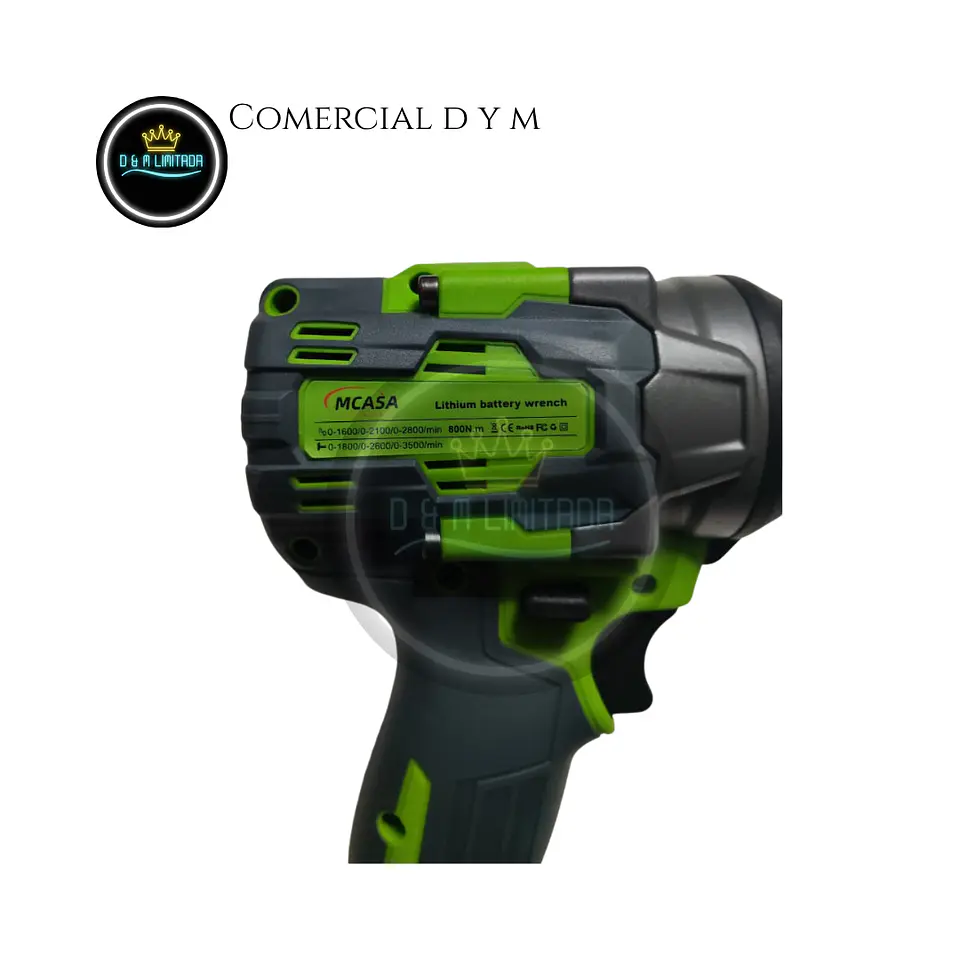 LLAVE DE IMPACTO 2 en 1  800N  MCASA 5