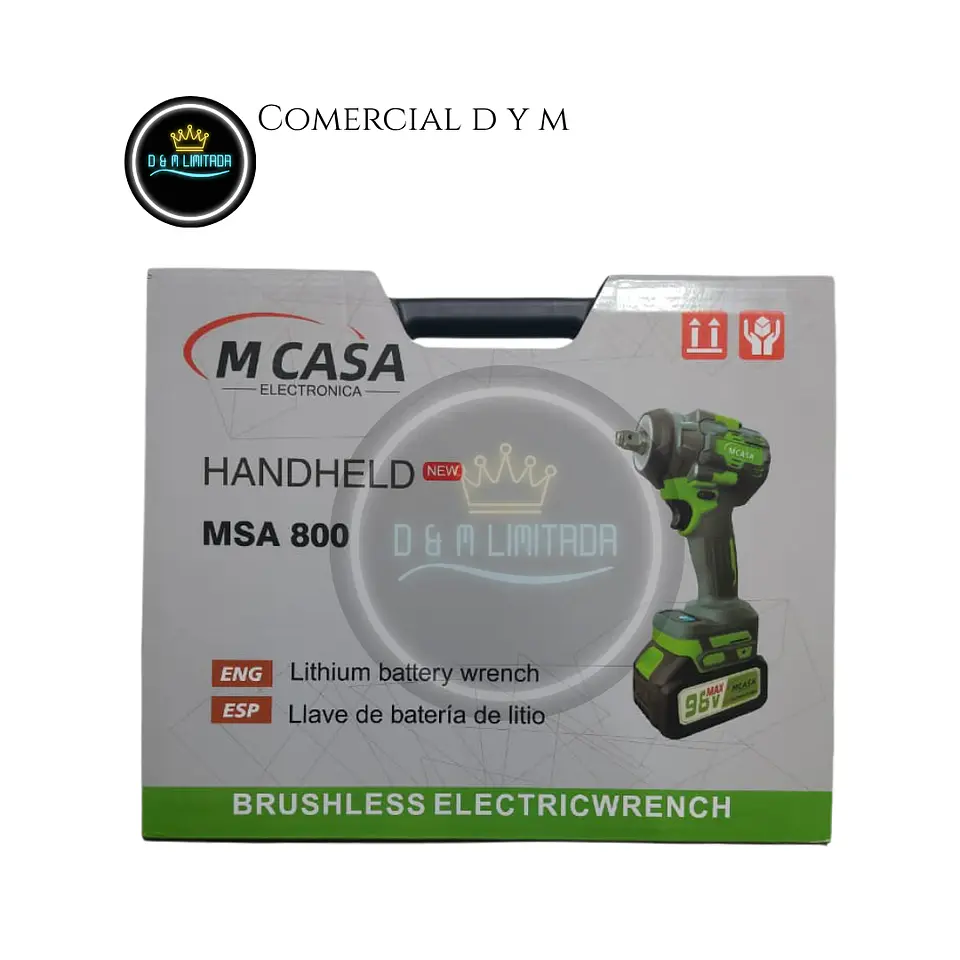 LLAVE DE IMPACTO 2 en 1  800N  MCASA 7