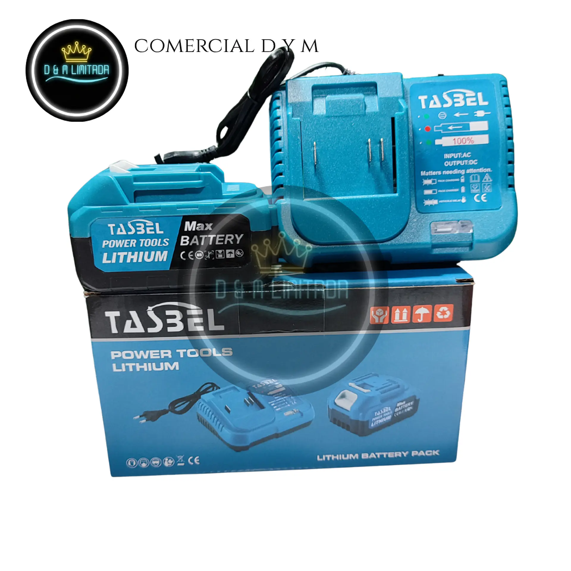 CARGADOR + BATERIA TASBEL  5