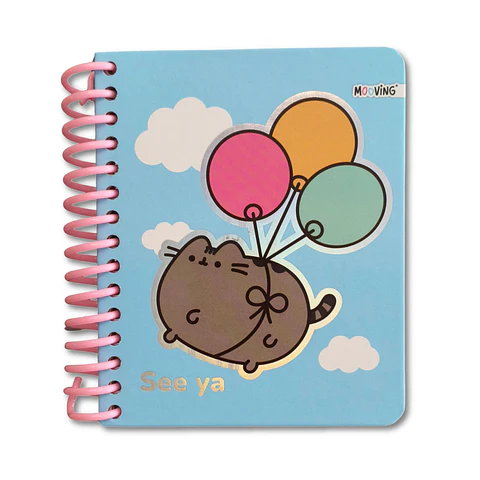 Cuaderno pocket Pusheen celeste