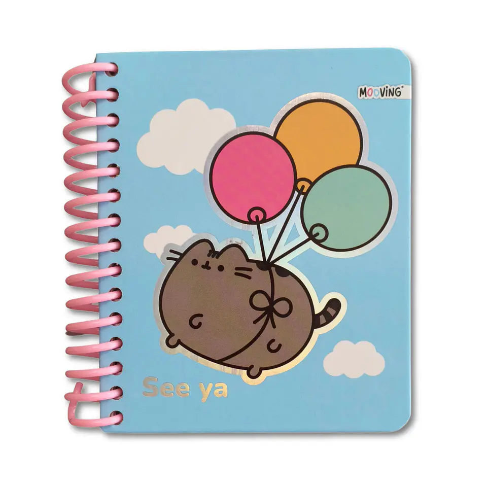 Cuaderno pocket Pusheen celeste 1