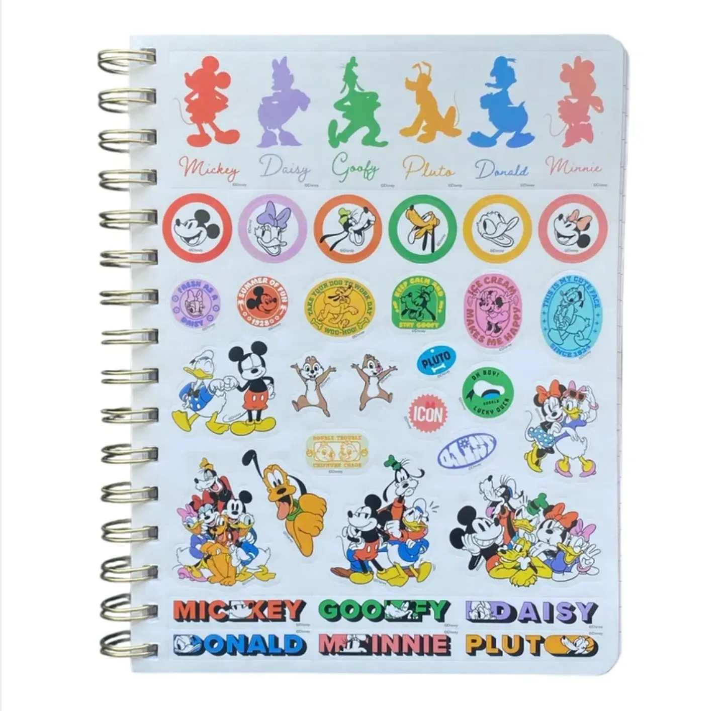 Mooving Notes - Libreta Espiral A5 Líneas Mickey 3