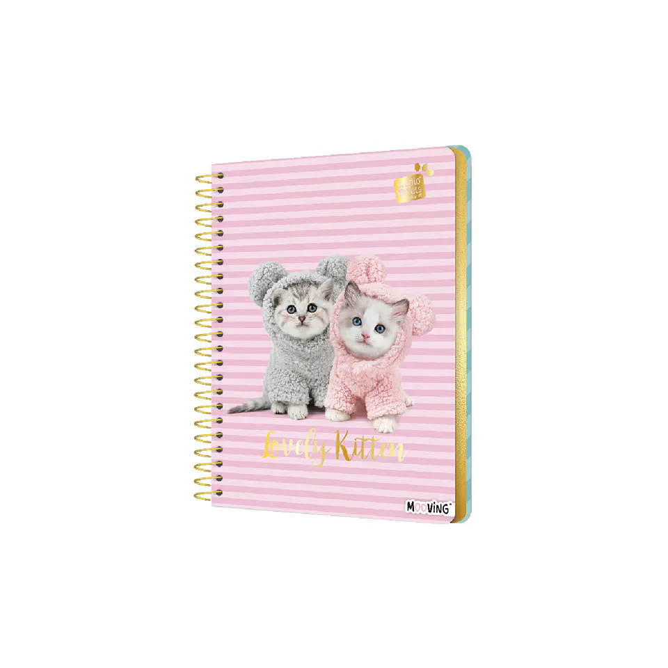 Cuaderno medio oficio 5mm 120 hojas Studio Pets Mooving surtido 2