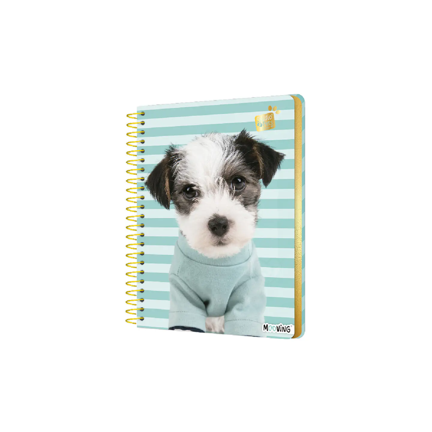 Cuaderno medio oficio 5mm 120 hojas Studio Pets Mooving surtido 3