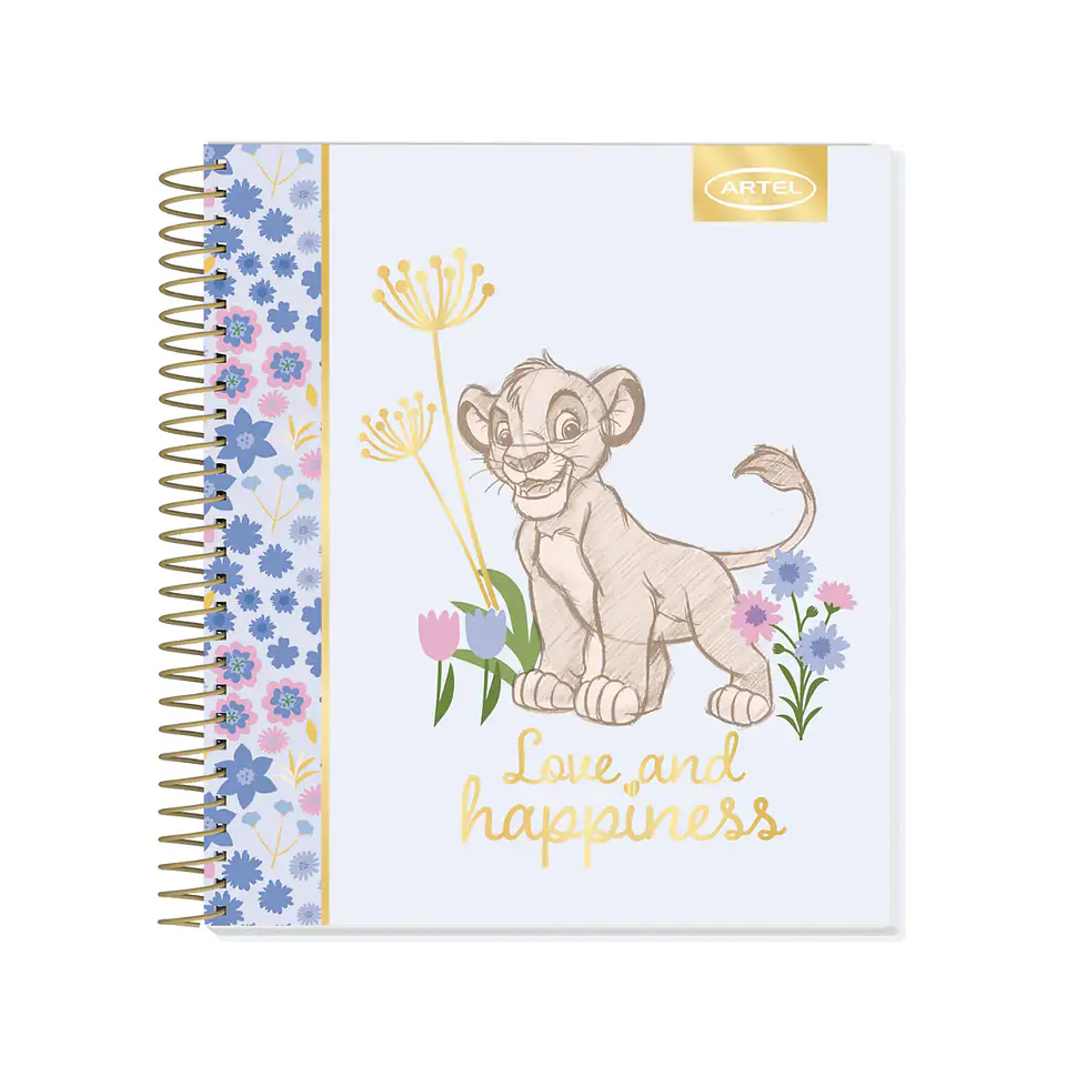 Cuadeno tamaño book Disney variedades 5