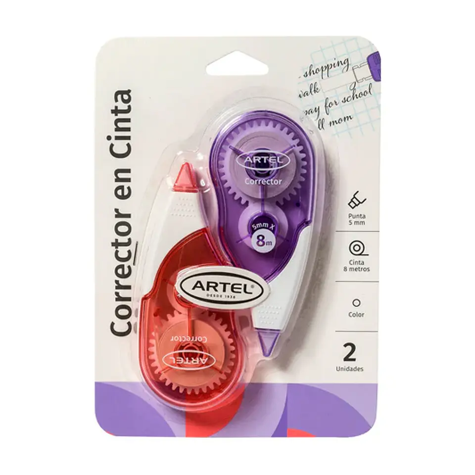 Pack correctores en cinta 1