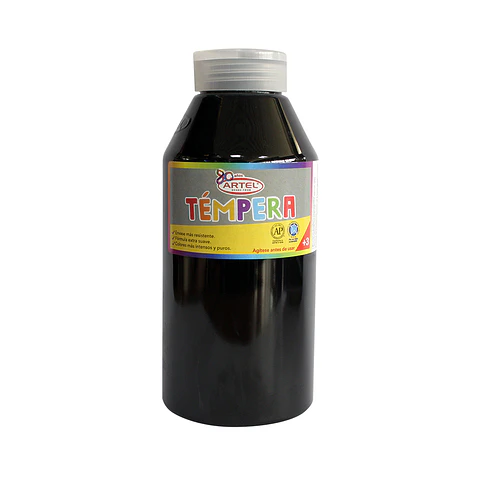 Frasco 500Ml Témpera Negro 21