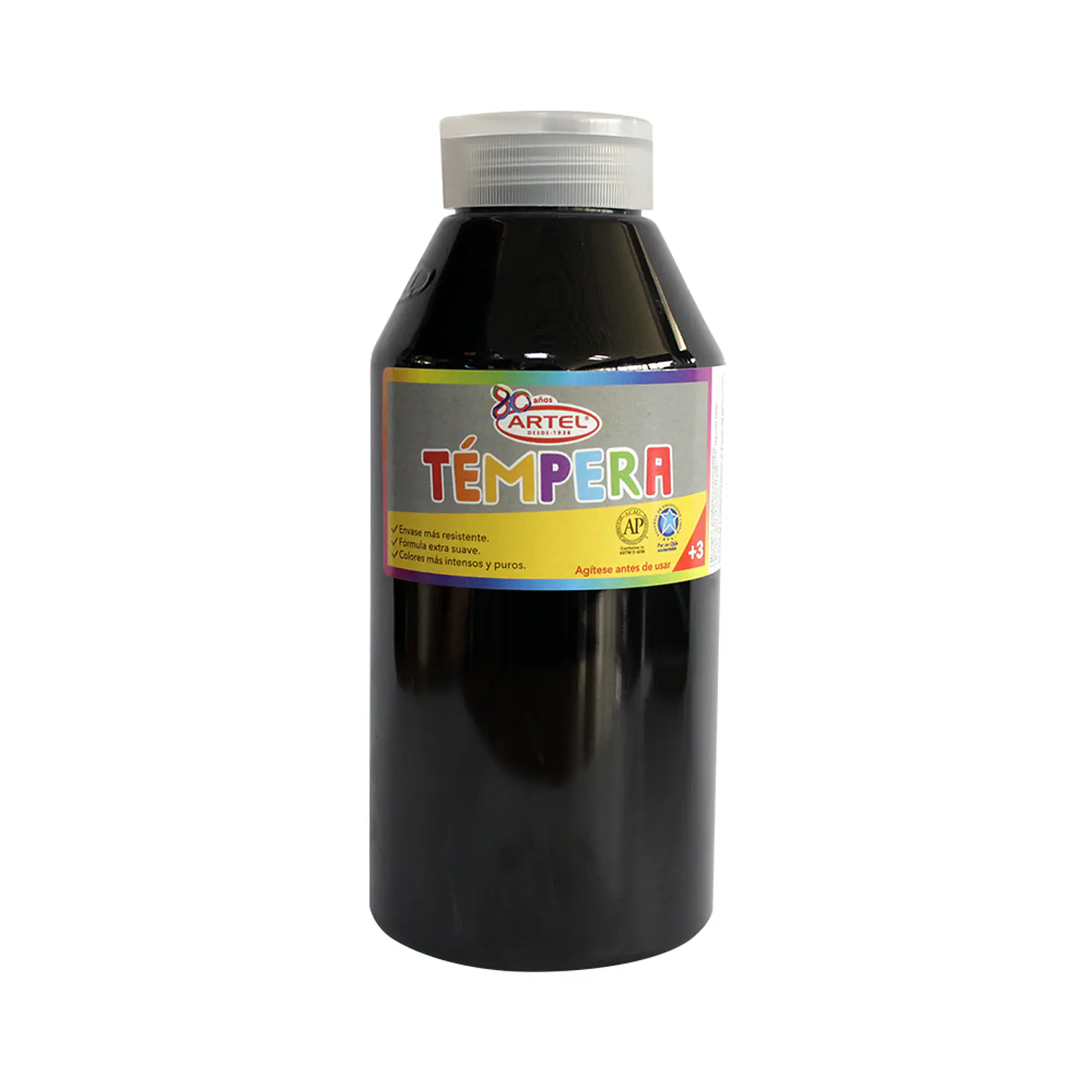 Frasco 500Ml Témpera Negro 21 1