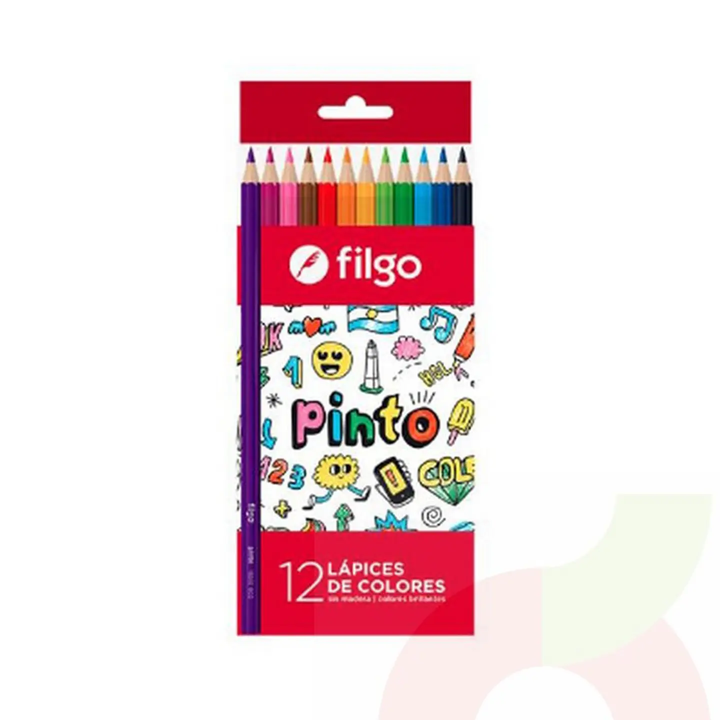 Set 12 Lápices De Colores Filgo 1
