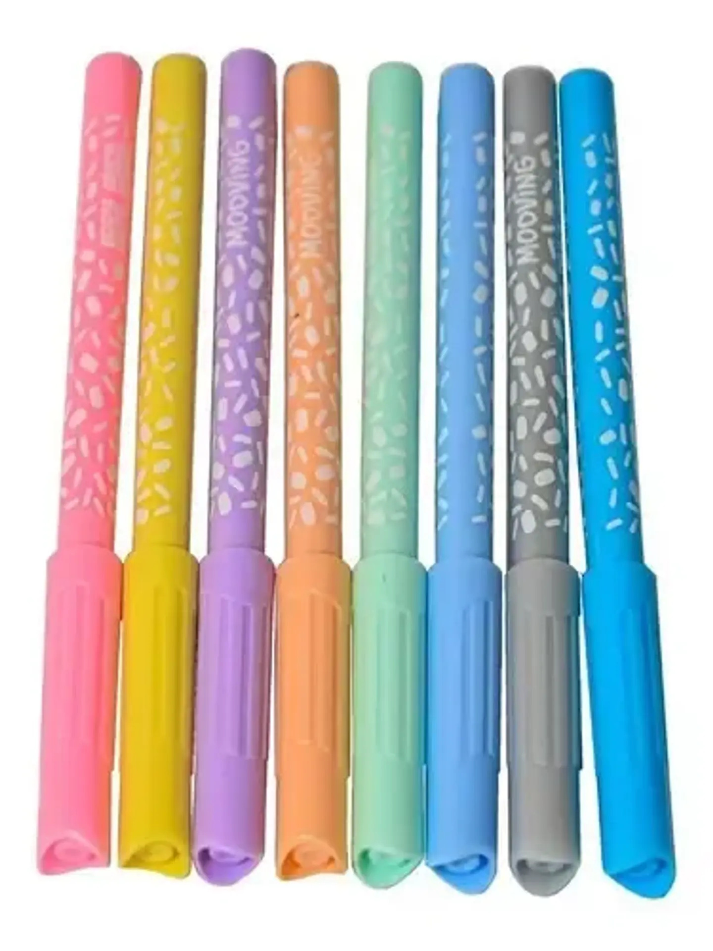 Marcadores Mooving 100% Pastel 100% Pasion X 8 Colores 2